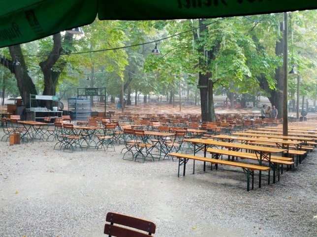 Biergarten Banquet Room Augustiner Keller Munich Photos On The Map